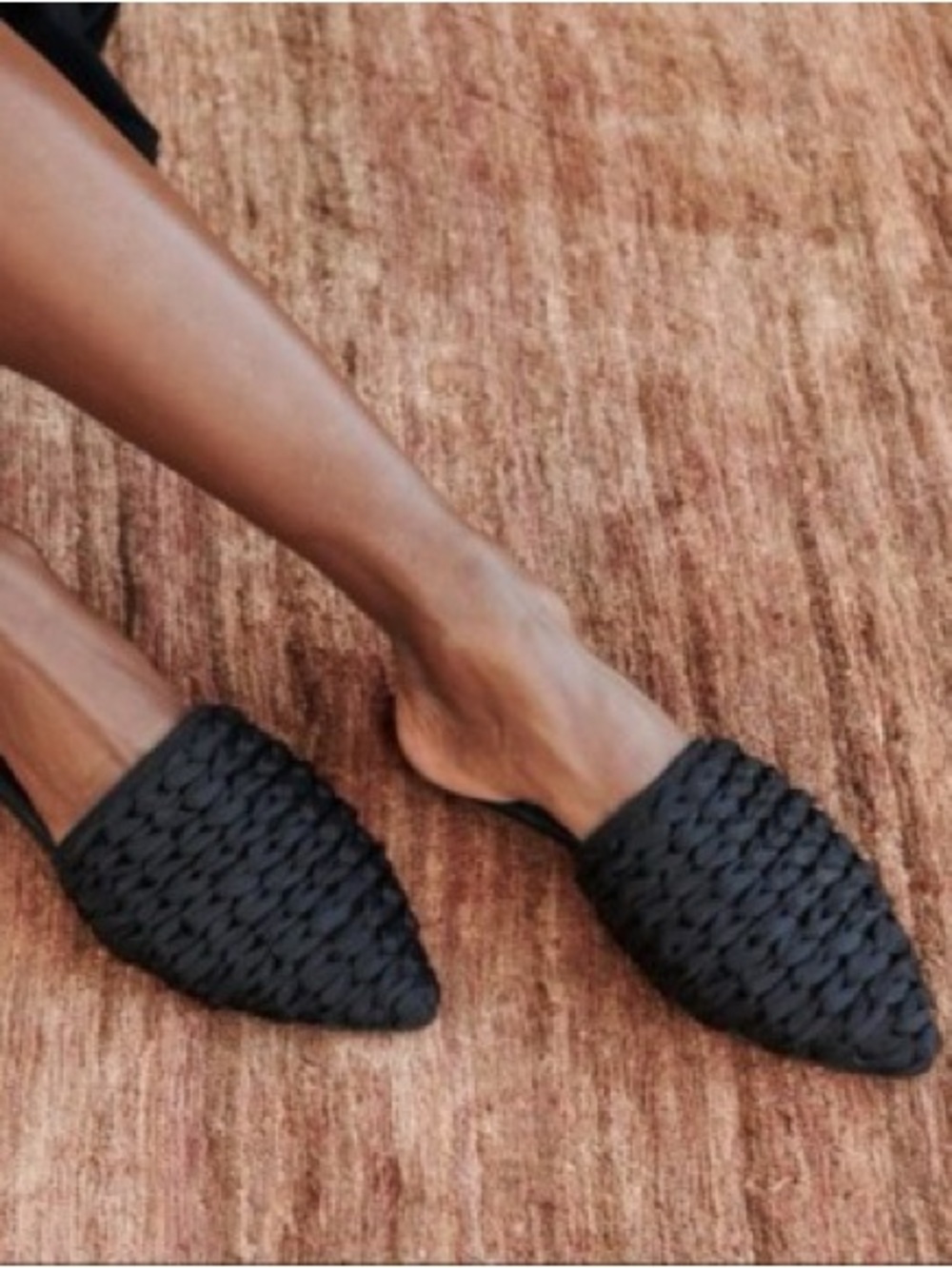 NEW Jenni Kayne Satin Braided Mule